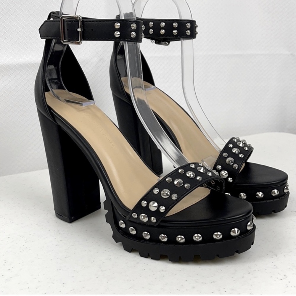 Wild Diva Spike Platform Sandals